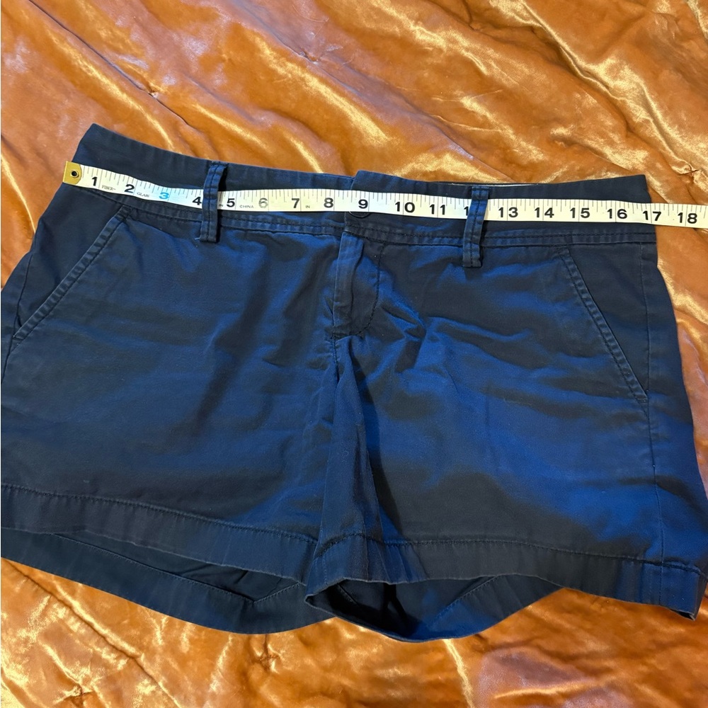 Navy Blue The Callahan Shorts Casual Cotton Chino Flat Front Preppy Style Summer - Picture 6 of 9